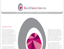 Tablet Screenshot of healthwatchswiss.com